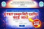 CTET Admit Card 2026